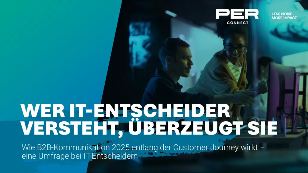Cover für die Studie - Wer IT-Entscheider versteht, überzeugt sie.