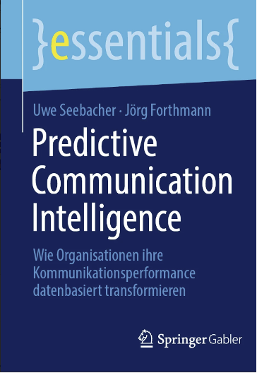 Cover des Buches "Predictive Communication Intelligence" von Uwe Seebacher und Jörg Forthmann