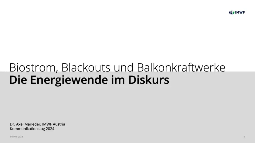 Präsentation Energiewende im Diskurs - Slide 1