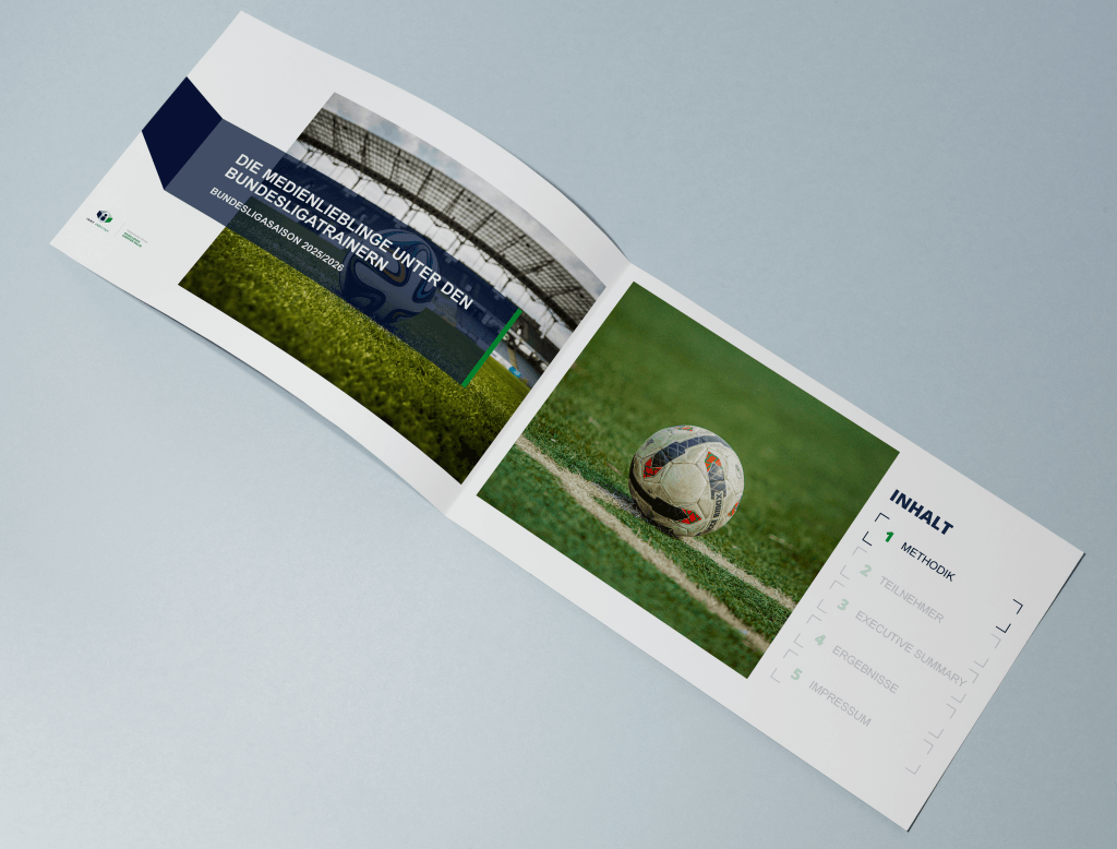 Cover für die Studie - Medienlieblinge unter den Bundesligatrainern