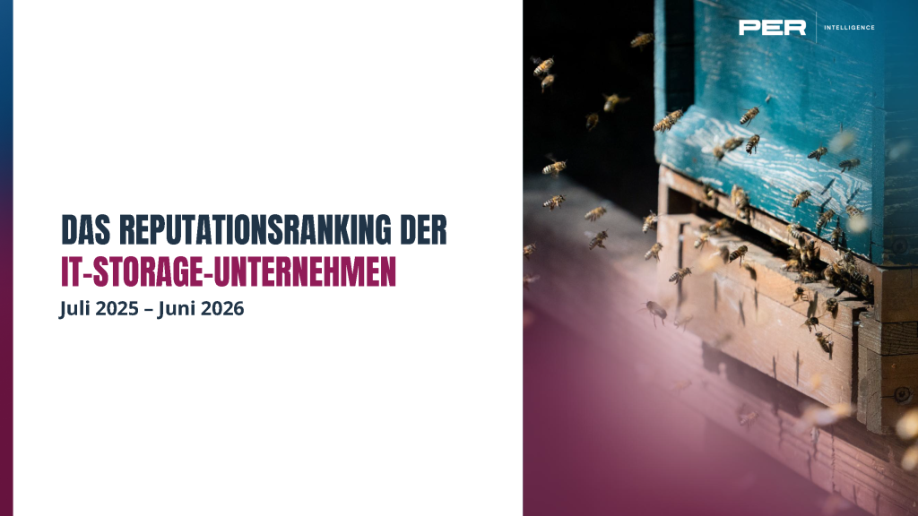 Cover für die Studie - Reputationsranking der IT-Storage-Unternehmen 2026